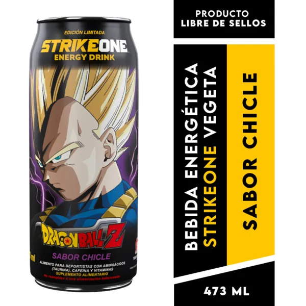 Lata Vegeta Chicle 473 ml Dragon Ball Z
