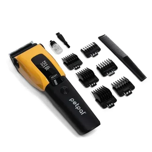 Máquina Cortar Pelo Perro Profesional Petpal Recortadora Mascotas USB Recargable - Amarillo en oferta en Mercado Libre Chile