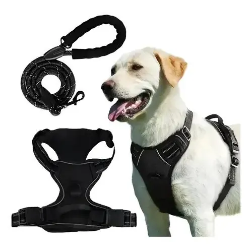 Pechera Para Perro Arnés Ajustable Reflectantes Con Correas en oferta en Mercado Libre Chile