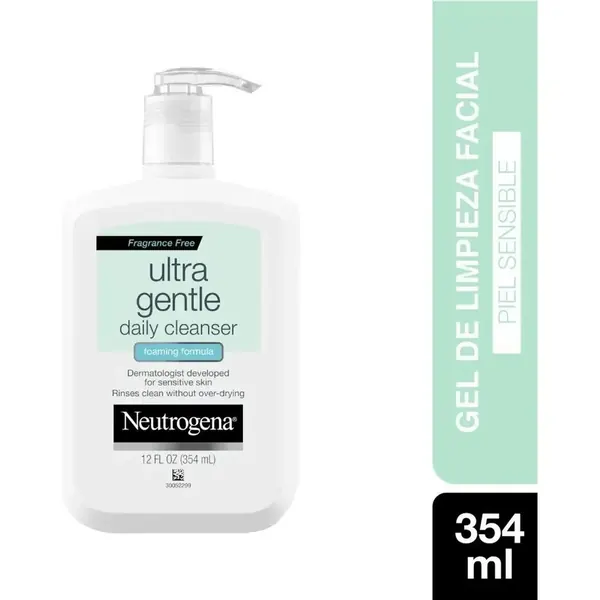 Gel De Limpieza Facial Ultra Gentle 354Ml Neutrogena en oferta en Mercado Libre Chile