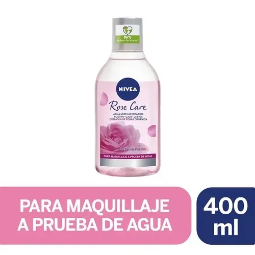 Agua Micelar Rose Care Bifásica 400 Ml Nivea en oferta en Mercado Libre Chile