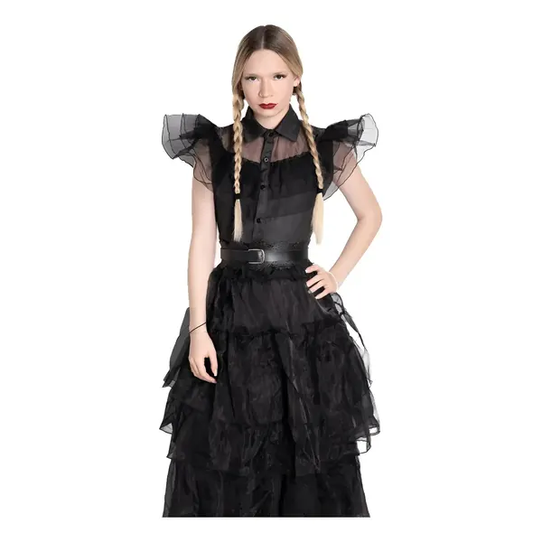 Merlina Disfraz Para Halloween De Niña Y Mujer en oferta en Mercado Libre Chile